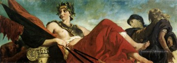 romantique romantisme Tableau Peinture - Guerre romantique Eugène Delacroix